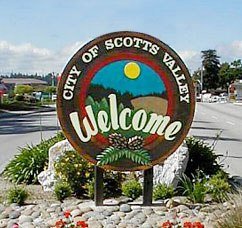 Scotts Valley Welcome Sign